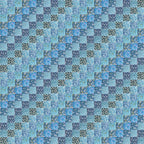 HANPATQUI 50PCS 12 x 12 inch Blue Printed 100% Cotton Fat Quarters Fabric - Image 3