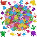Foam Stickers, 7 Sheets 3D Glitter Foam Ocean Stickers, Self-Adhesive EVA Foam by Unknown