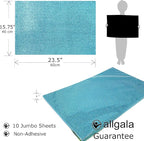 Allgala Jumbo Glitter EVA Foam Sheets 10 Pack 16x24 inch Paper Sheets- Light - Image 2