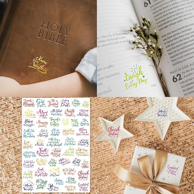 1000 PCS Bible Verse Stickers - Image 5