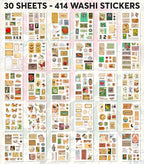 FAYWARE Vintage Washi Stickers for Journaling - Image 4