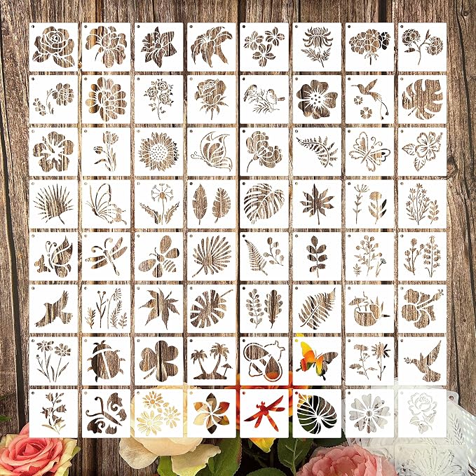 Flower Stencils for Painting by Felixcraft-DIYDreamscape