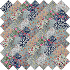 8"x8" 50pcs Cotton Fabric Squares by newamishquilt