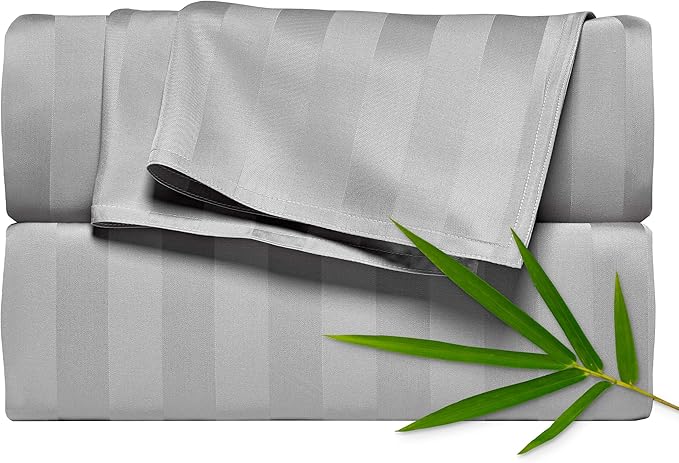 Pure Bamboo Queen Sheets, Genuine 100% Organic Viscose Derived from Bamboo Bed by PureBamboo