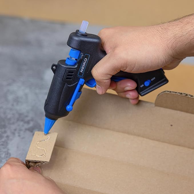 NEIKO 02660A Cordless Glue Gun, 15W Rechargeable Hot Glue Gun, 10 Glue Sticks - Image 6