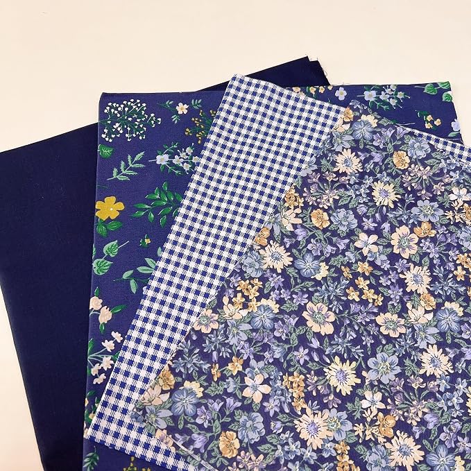 Cotton Fabric DIY Making Supplies Quilting Patchwork Fabric Fat Quarter Bundles - Image 3