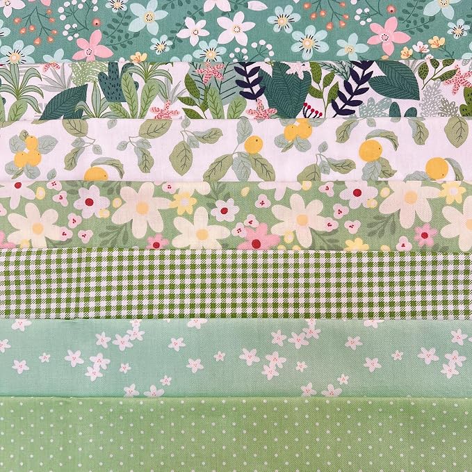 Cotton Fabric DIY Making Supplies Quilting Patchwork Fabric Fat Quarter Bundles by LMAEZNER