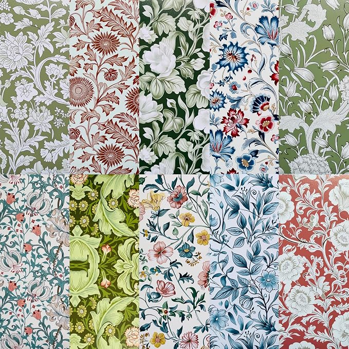 HANPATQUI 50PCS 8 x 8 inch 100% Cotton Fat Quarters Fabric - Image 2