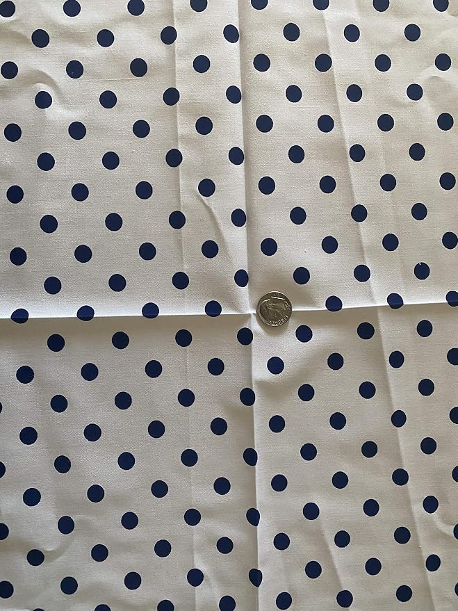 Valentina Textile inc Small Polka Dot Poly Cotton Multi-Colors 60" Wide by VALENTINATEXTILEINC