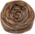 Silk Merino Fiber for Spinning. Super Soft Combed Top Wool Roving for Hand by LivingDreamsYarn