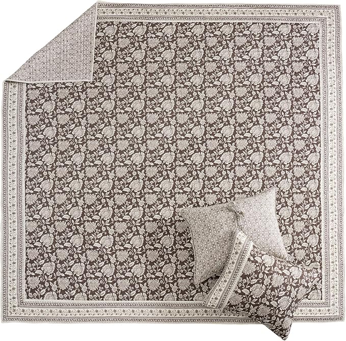 Levtex Home Adare Cocoa Reversible King/Cal King Quilt Set and 2 Pillow Shams - Image 6