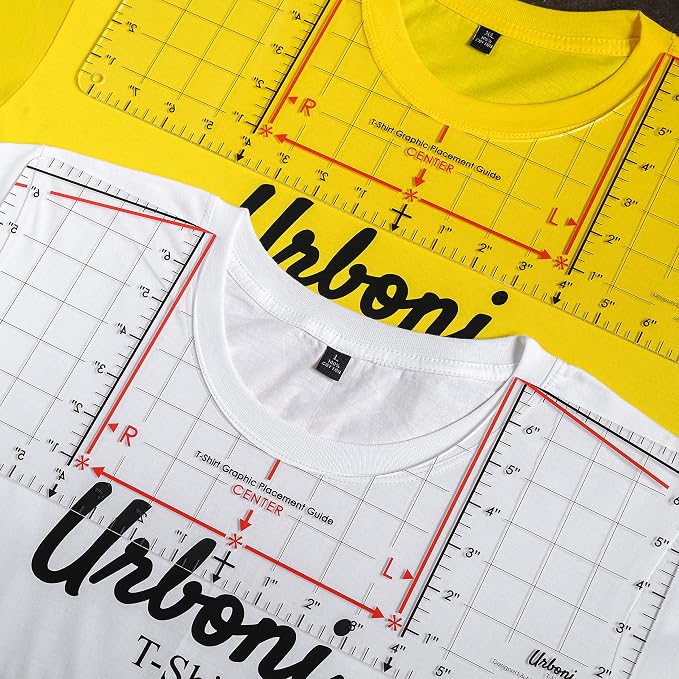 Tshirt Ruler Guide for Vinyl Alignment, Shirt Measurement Tool Placement Center - Image 2