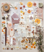 RISYPISY Floral Scrapbook Supplies Kit, Card Making, Art Journal - Image 8