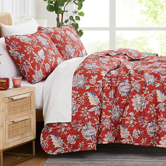 Southshore Fine Living, Inc. Oversized King Quilt Bedding Set, Jacobean Willow by SouthshoreFineLivingInc