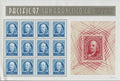 BENJAMIN FRANKLIN ~ STAMP COLLECTING ~ SOUVENIR SHEET of 12 x 50¢ US Postage by Unknown