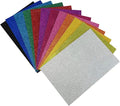 Allgala 12 Pack Glitter EVA Foam Paper 8" x 12" Sheets by Allgala