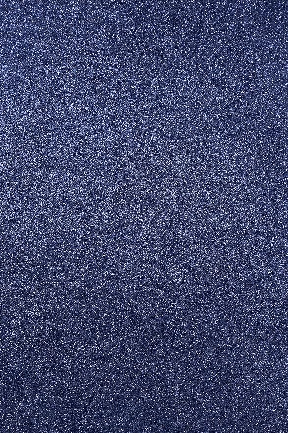 Allgala 12 Pack Glitter EVA Foam Paper 8 x 12inch Sheets-Navy Blue-Perfect by Allgala