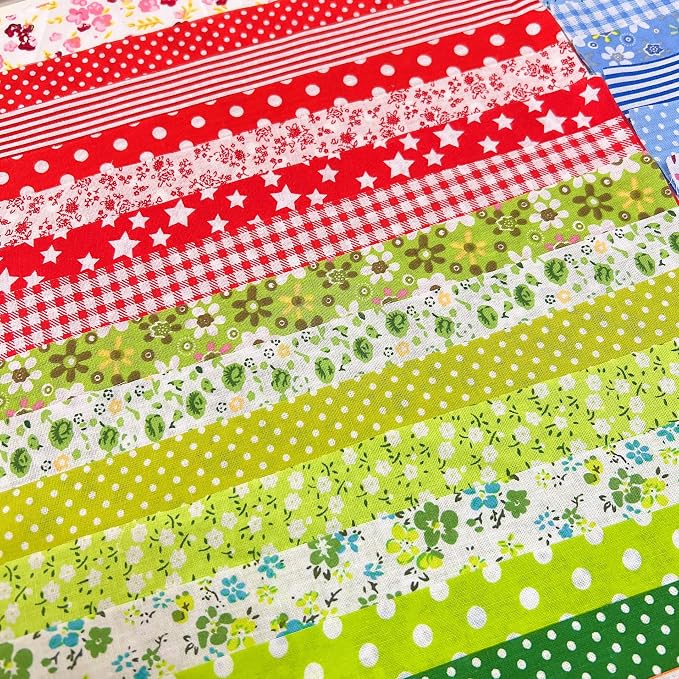 Cotton Fabric DIY Making Supplies Quilting Patchwork Fabric Fat Quarter Bundles - Image 5