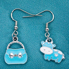 Silver-Tone Enamel Charms Set for DIY Jewelry Making - Image 8