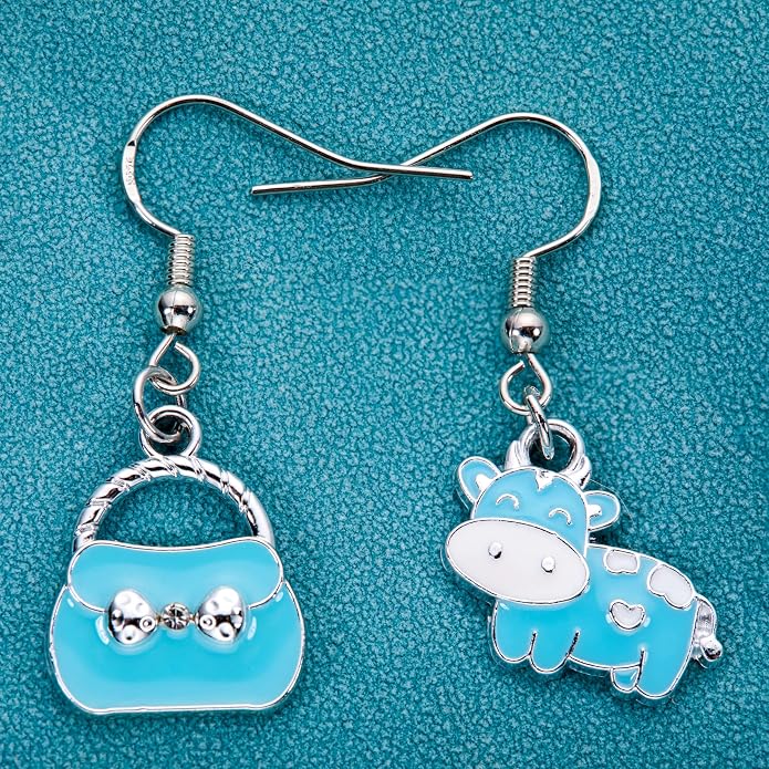 Silver-Tone Enamel Charms Set for DIY Jewelry Making - Image 8