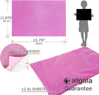 Allgala X-Large Self-Adhesive EVA Foam Sheets 12 Pack 12x16 inch Paper Sheets- - Image 2