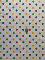 Valentina Textile inc Small Polka Dot Poly Cotton Multi-Colors 60" Wide by VALENTINATEXTILEINC