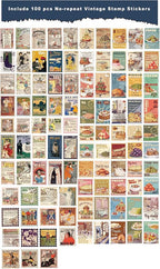 Prstincol 100 Pcs Scrapbooking Stickers, Food Stickers - Image 8
