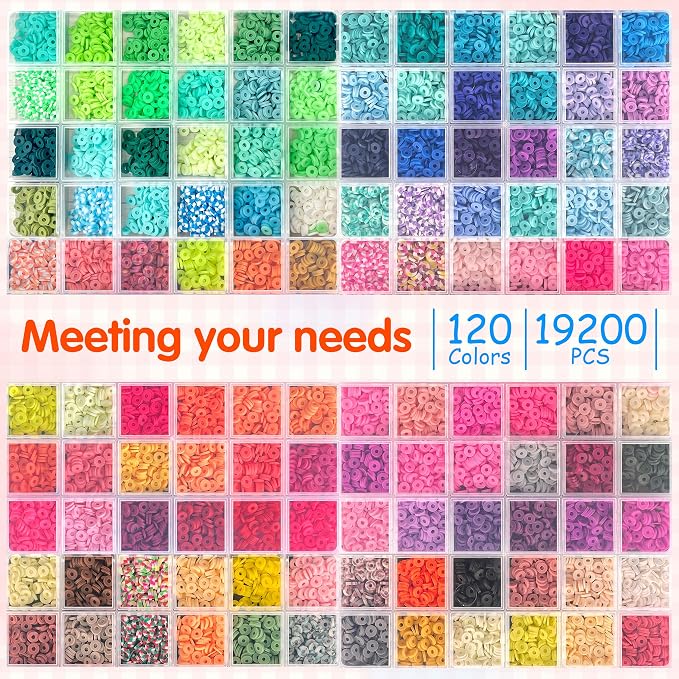 LINAYE 20000 PCS Clay Beads Kit - Image 2