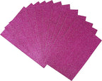 Allgala 12 Pack Glitter EVA Foam Paper 8 x 12 inch Sheets-Fuchsia-Perfect - Image 3