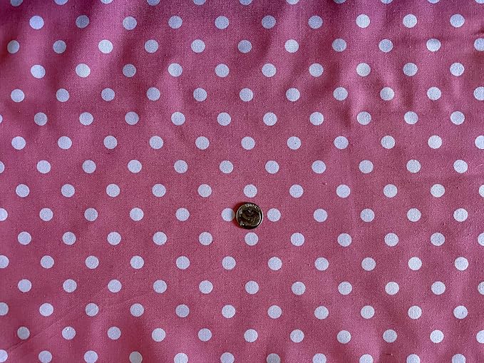 Valentina Textile inc Small Polka Dot Poly Cotton Multi-Colors 60" Wide - Image 2