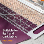 Fiskars Rotary Cutter and Ruler, Quilting Ruler, Rotary Cutter - Image 5