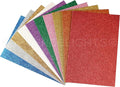 10 Pack - CleverDelights 8" x 12" Glitter Foam Sheets - Assorted Colors - Large by CleverDelights