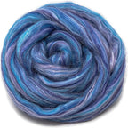 Silk Merino Fiber for Spinning. Super Soft Combed Top Wool Roving for Hand by LivingDreamsYarn