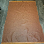 NAT Leathers™ | Cognac Rustic Brown Two Tone Soft Faux Vegan Leather Sheet - Image 2