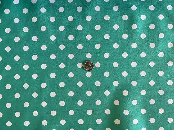 Valentina Textile inc Small Polka Dot Poly Cotton Multi-Colors 60" Wide - Image 2