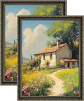 eletecpro 12x16 Vintage Picture Frame, Glass Cover, Horizontal or Vertical by eletecpro