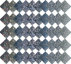 HANPATQUI 50PCS 5 x 5 inch Grey Printed 100% Cotton Fat Quarters Fabric - Image 4