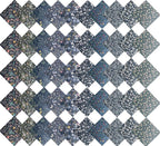 HANPATQUI 50PCS 10 x 10 inch Grey Printed 100% Cotton Fat Quarters Fabric - Image 4