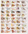 North American Wildlife Complete Sheet of 50 x 22 Cents Stamps 2286-2335 by USPS by United+States+Postal+Service