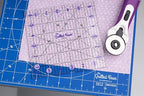 The Quilted Bear Square Quilting Ruler, Transparent Acrylic, Precise Bold Lines - Image 5