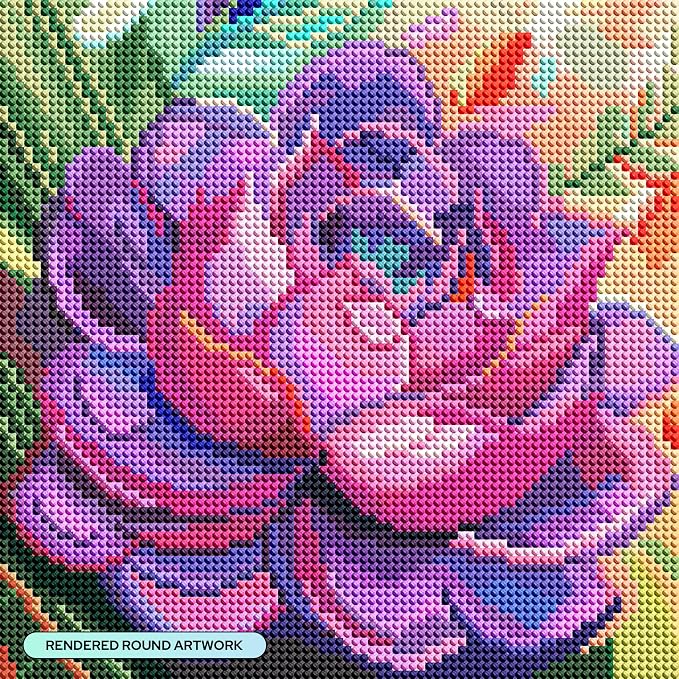DIAMOND ART CLUB Lolite Succulent Diamond Painting Kit, Fun DIY Crafts - Image 2
