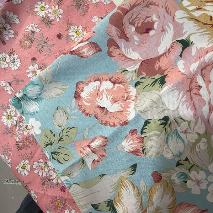 Cotton Fabric DIY Making Supplies Quilting Patchwork Fabric Fat Quarter Bundles - Image 2