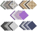 AUEAR, 35 Pack Cotton Print Fabric Bundle Squares 10"x10" Quilting Sewing by AUEAR