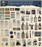 Prstincol 106 Pcs Potion Labels Stickers, Apothecary Sticker Dark Aesthetic - Image 7