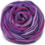 Festival Merino Wool Fiber. Colorful Combed top roving by LivingDreamsYarn