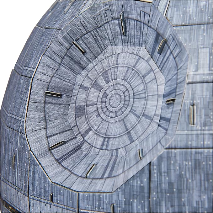 4D Build Star Wars Deluxe Death Star II Cardstock 3D Model Kit, Star Wars Gifts - Image 9