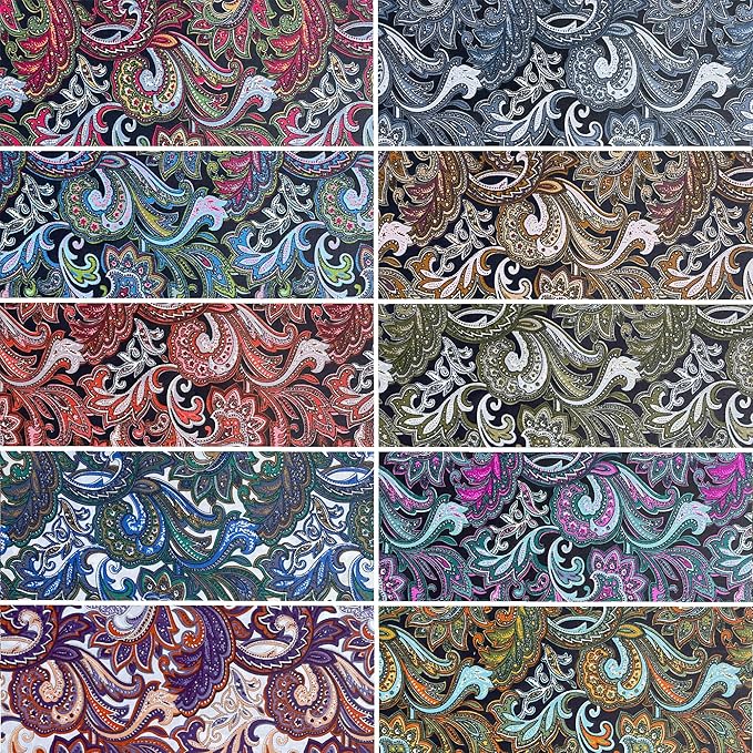 50pcs 12 x 12 inches Multicolor Cotton Fabric Bundle Squares - Image 3