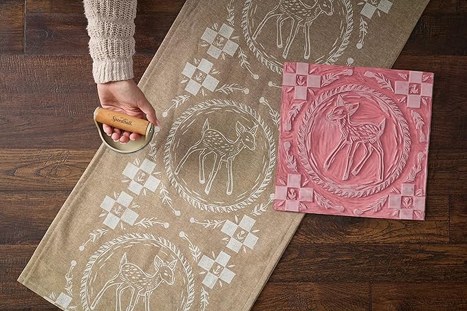 Speedball Deluxe Linocut Block Printing Kit, - Image 3