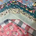 Cotton Fabric DIY Making Supplies Quilting Patchwork Fabric Fat Quarter Bundles by LMAEZNER