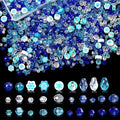 ZHIYUXI 1150PCS Blue Beads Winter Glass Beads Kit Blue White Jewelry Making | by VisittheZHIYUXI